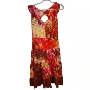 Valija Gitana tiedye gypsy flowy summer dress